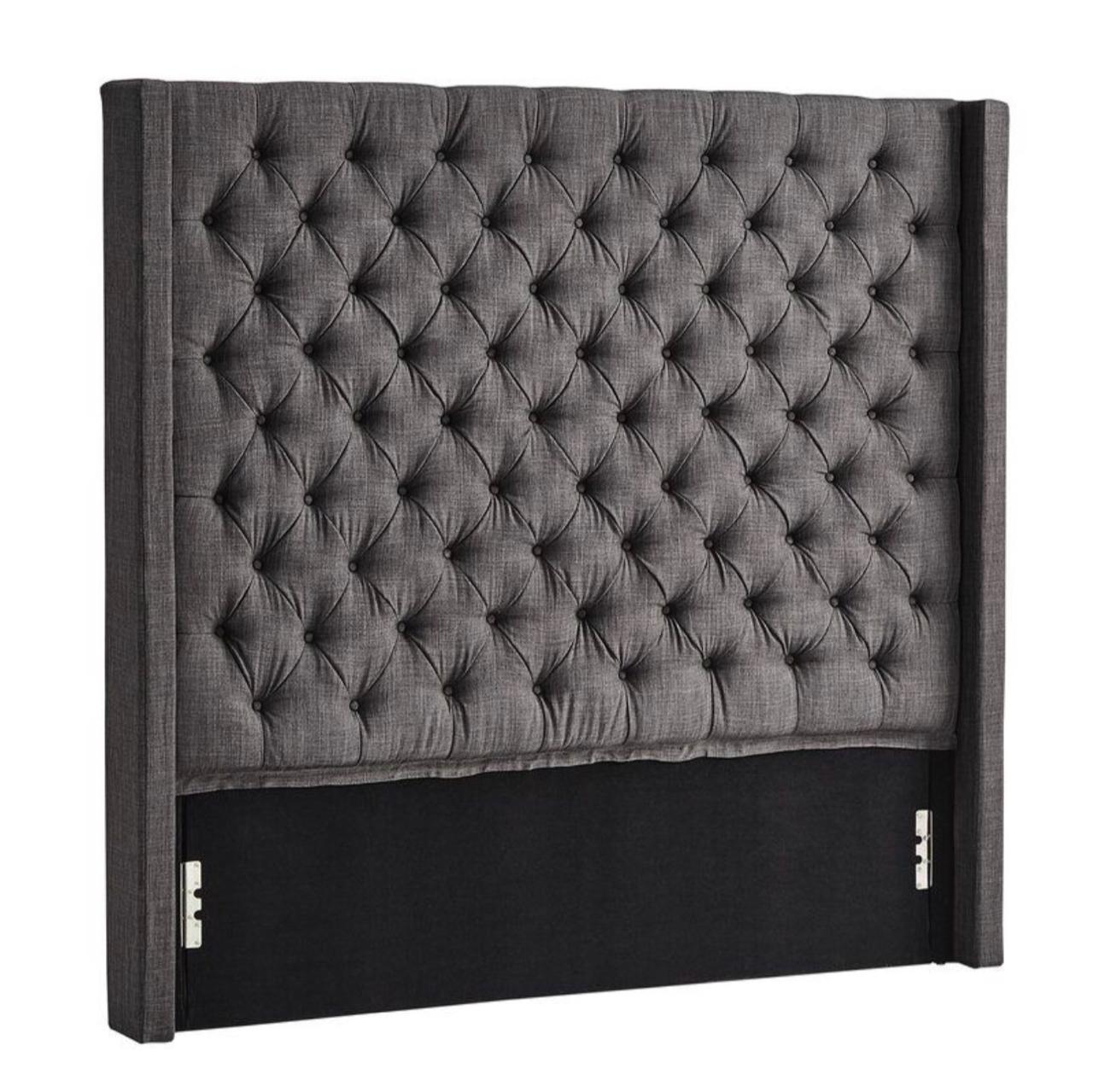 Luxe Buttoned Headboard - Normal Fabric