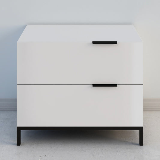 PedastalsEnhance your bedroom with these glossy wood pedestals. Made from premium materials, these bedside tables provide a touch of elegance and sophistication to your spaceLuxe Living Interiors2-drawer Pedestal * 1 - White & Black