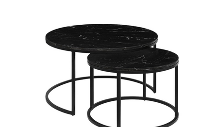 Nested Set Coffee Table - Marble