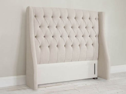 HeadboardsIndulge in luxury with our Luxe Armed Buttons Headboard made from soft and smooth velvet. The plush padding and elegant button details add a touch of sophistication Luxe Living InteriorsLuxe Armed Buttons Headboard - Velvet