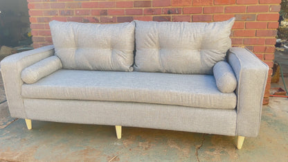 Backed Buttoned Couch - Multi-Seater